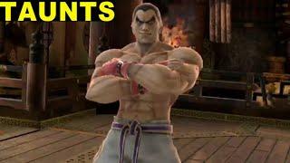 Smash Bros Ultimate DLC Kazuya Taunts [SSBU]