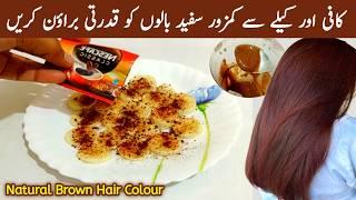 Natural Brown Hair Colour at Home with Coffee | Best natural hair dye