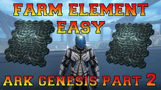 BEST ELEMENT FARM !Ark genesis part 2 (COMMENT AVOIR DES ELEMENTS FACILEMENT )  ark survival evolved