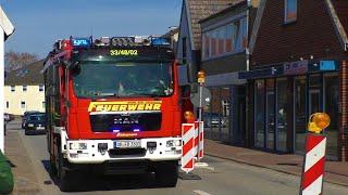 [Verkehrsunfall - Bullhorn] HLF20 Freiwillige Feuerwhr Burg a. F.