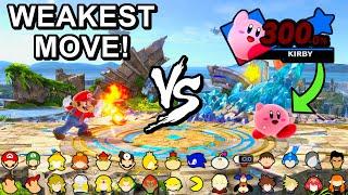 Who Can K.O. 300% Kirby With His Weakest Move ? - Super Smash Bros. Ultimate
