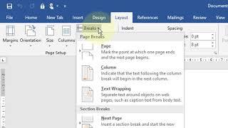 how to change orientation of one page in word 2016