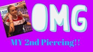My second piercing !! At Claire’s