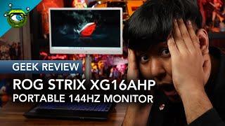 Insane Power On The Go! | ROG Strix XG16AHP-W Portable Gaming Monitor Review