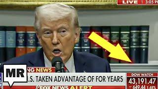 WATCH: Stocks Plummet As Trump Brags About His Trade War