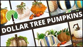 15Best Fall DOLLAR TREE Pumpkins of the Past - HIGH-END DIY's on a Budget!!!