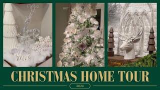 Our Christmas Home Tour! | Silver and White Christmas