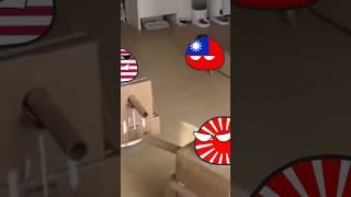 Japan-America war? #countryballs #polandball #shorts