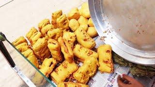 Stuffed Bread Pakoda Recipe | Indian Bread Bajji | Rajahmundry | Street Food Recipes
