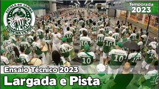 Mancha Verde 2023 | Largada e Pista - Ensaio Técnico | Samba ao vivo - #ETSP23