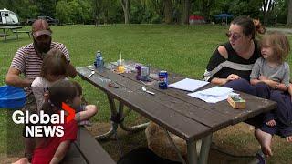 Unhoused Ontario family paying for campground site in Peterborough ordered to leave