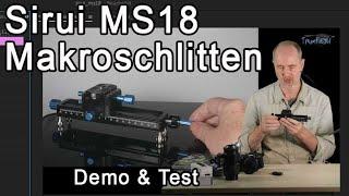 genialer Makroschlitten: Sirui MS18