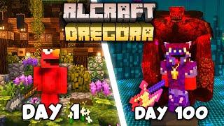 I Survived 100 Days in RLCraft Dregora Hardcore