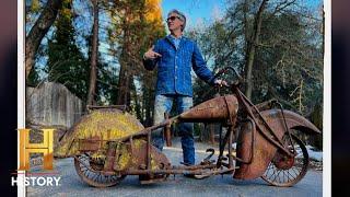 American Pickers: Mike Buys a Banged Up 1941 Indian Four (Season 24)