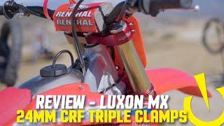 Luxon MX 24mm Triple Clamp Review | Honda CRF250R