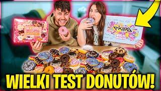 WIELKI TEST DONUTÓW Z MARKTEÓW! *donut EKIPY vs RESZTA*