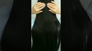 Silkstrip  Волосы на заколках черные прямые