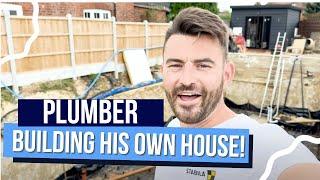 PLUMBER BUILDING his OWN HOUSE!