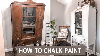 How To Chalk Paint | Rustoleum Chalk Paint