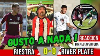 RIESTRA 0 vs RIVER PLATE 0 -Reacciones de Hinchas de River - TORNEO APERTURA 2025
