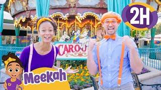 Blippi & Meekah Adventure City! | 2 HOURS OF MEEKAH! | Educational Videos for Kids