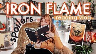 Iron Flame reading vlog *SPOILERS* 