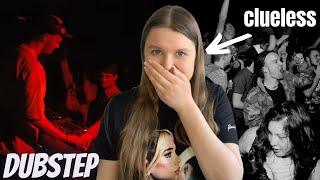 reacting to dubstep for the first time completely clueless