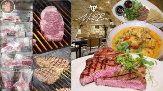 Halal steakhouse Meet Bros in London Paddington serve wagyu in amazing cavern interior