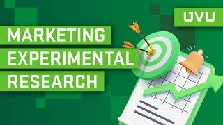 Marketing - Experimental Research