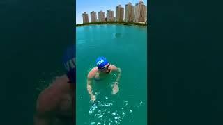 New Bucket List Swim! | The Pearl-Qatar