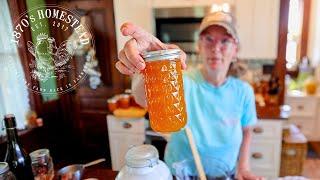 Let's Make PEACH Jam | Save Your Peels (Syrup Making)