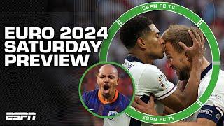 FULL SATURDAY EURO PREVIEW: England vs. Switzerland & Netherlands vs. Turkey | ESPN FC Live