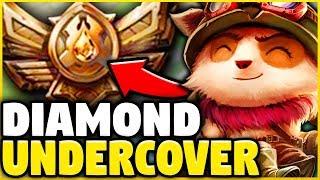 PRETENDING TO BE A BRONZE TEEMO MAIN WHILE BEING COACHED! **THE COACH ALMOST CAUGHT ME!