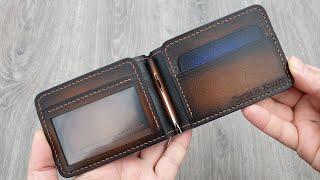 Кошелёк с патиной. Ручная работа. Handmade patina wallet.