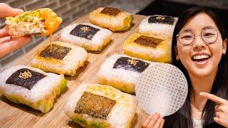 Rice Paper Sushi Rolls  (TikTok's crispy RICE PAPER HACK )