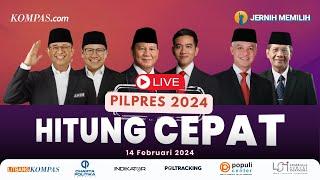  LIVE - Real Time Quick Count Pilpres 2024 Litbang Kompas dan Lembaga Survei Lain