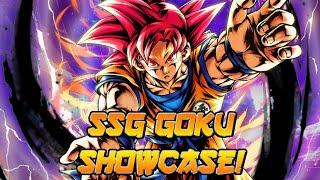 Ultimate Disrupt! He Can Do It All? SSG Goku Showcase! | Dragon Ball Legends PvP