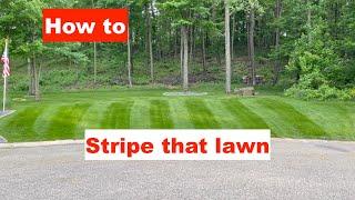 Lawn Striping 101: How to Stripe Grass