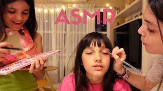 Mis Primas me Maquillan en soft spoken - stefania asmr