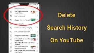 How to Delete YouTube Search History | Easy way to Clear YouTube search History