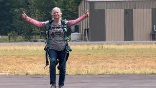 Peggy Haradon Bucket List - Parachuting from Plane - June 10, 2023