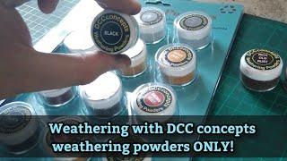 Weathering a HORNBY VDA van with DCC Concepts weathering powders