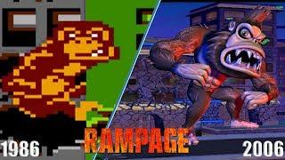 Evolution of Rampage  Games 1986 - 2006