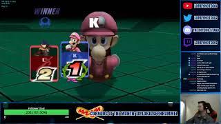 SlimChang (Luigi) vs Lordy (Ike) Permanent Waves XV Grand Finals [Project M] [P+]