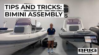 How to Assemble the Bimini on your BRIG RIB