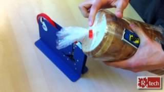 Poly Bag Sealer Tape Dispenser (Instructional video)