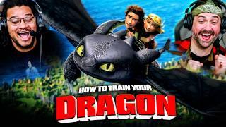 HOW TO TRAIN YOUR DRAGON (2010) IS A BEAUTIFUL CLASSIC!! MOVIE REACTION!! DreamWorks Animation