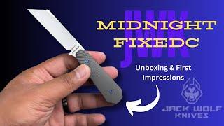 Jack Wolf Knives ‘Midnight’ FIXedc | Unboxing & Impressions