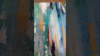 رنگ گذاری تابلو آبستره acrylic abstract coloring