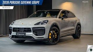 New 2026 Porsche Cayenne Coupe Revealed - a big step towards electrification?